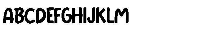 Muffy Font UPPERCASE
