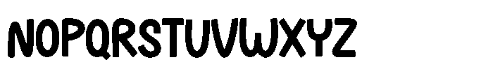 Muffy Font UPPERCASE