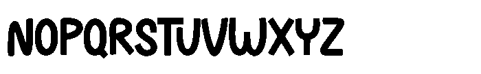 Muffy Font LOWERCASE