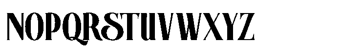 Muflesh Font UPPERCASE