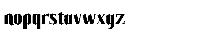 Muflesh Font LOWERCASE