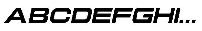Mugen Grotesk Bold Italic Font UPPERCASE