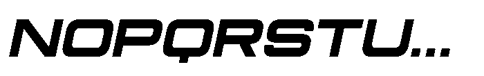 Mugen Grotesk Bold Italic Font UPPERCASE