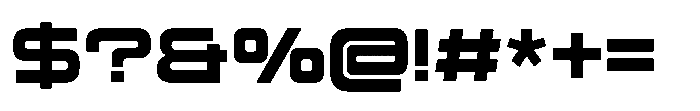 Mugen Grotesk Bold Font OTHER CHARS