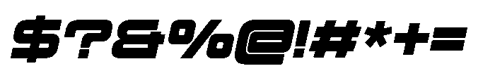 Mugen Grotesk Extra Bold Italic Font OTHER CHARS
