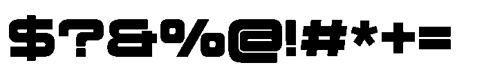 Mugen Grotesk Extra Bold Font OTHER CHARS