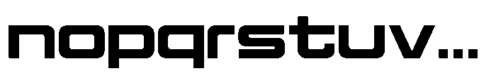 Mugen Grotesk Extra Bold Font LOWERCASE