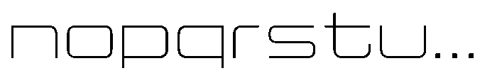 Mugen Grotesk Extra Light Font LOWERCASE