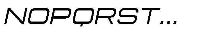 Mugen Grotesk Italic Font UPPERCASE