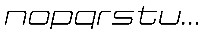 Mugen Grotesk Light Italic Font LOWERCASE