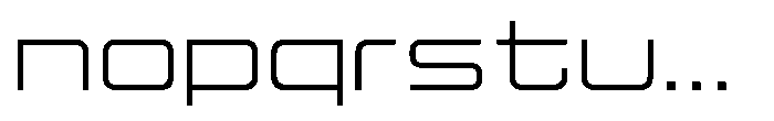 Mugen Grotesk Light Font LOWERCASE