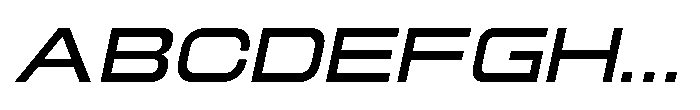Mugen Grotesk Medium Italic Font UPPERCASE