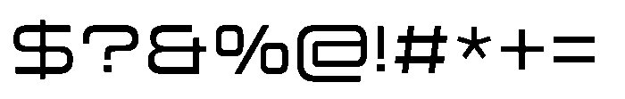 Mugen Grotesk Regular Font OTHER CHARS