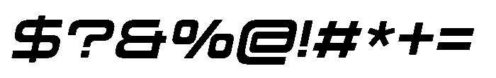 Mugen Grotesk Semi Bold Italic Font OTHER CHARS