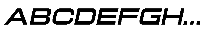 Mugen Grotesk Semi Bold Italic Font UPPERCASE