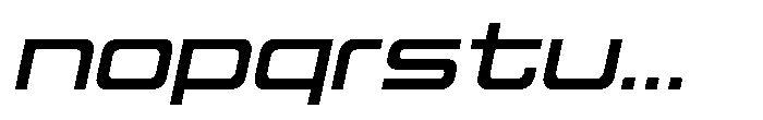 Mugen Grotesk Semi Bold Italic Font LOWERCASE