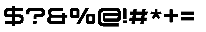 Mugen Grotesk Semi Bold Font OTHER CHARS