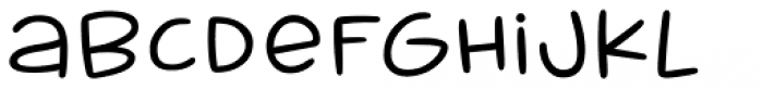Muggsy Font LOWERCASE