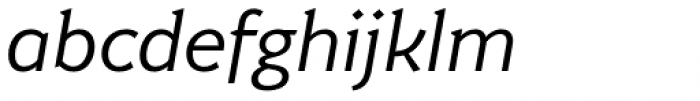 Muirne Italic Font LOWERCASE