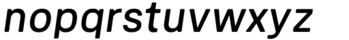 Mula Rounded SemiLight Italic Font LOWERCASE