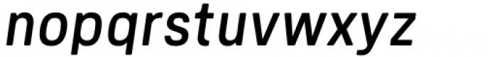 Mula Rounded Slim SemiLight Italic Font LOWERCASE