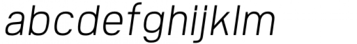 Mula Slim ExtraLight Italic Font LOWERCASE