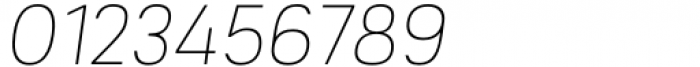 Mula Slim Thin Italic Font OTHER CHARS