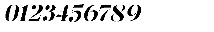 Mulich Black Slanted Font OTHER CHARS