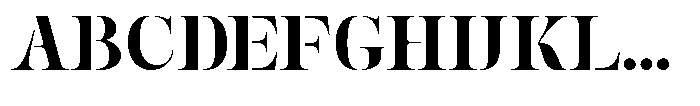 Mulich Black Font UPPERCASE