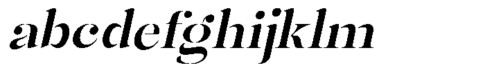 Mulich Bold Slanted FONT
