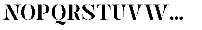 Mulich Extra Bold Font UPPERCASE