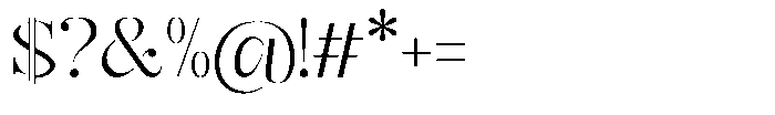 Mulich Extra Light Font OTHER CHARS