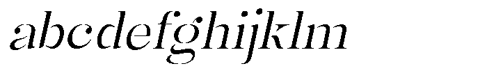 Mulich Light Slanted FONT