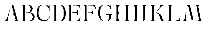Mulich Light Font UPPERCASE