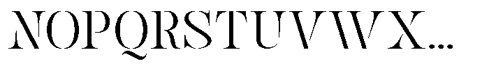 Mulich Light Font UPPERCASE