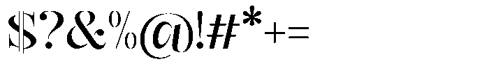 Mulich Medium Font OTHER CHARS
