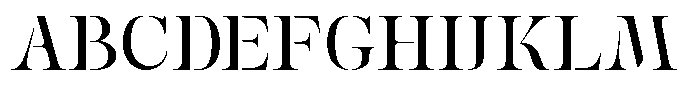 Mulich Medium Font UPPERCASE