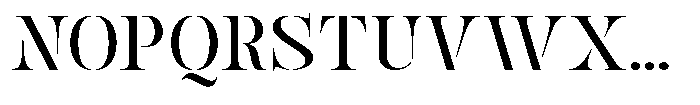 Mulich Medium Font UPPERCASE