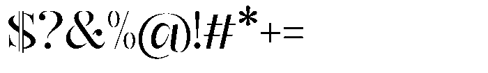 Mulich Regular Font OTHER CHARS