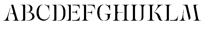 Mulich Regular Font UPPERCASE