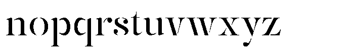 Mulich Regular Font LOWERCASE