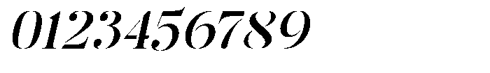 Mulich Semi Bold Slanted Font OTHER CHARS