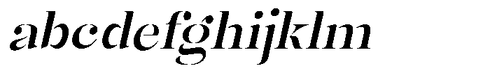 Mulich Semi Bold Slanted FONT