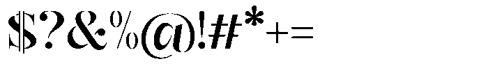 Mulich Semi Bold Font OTHER CHARS