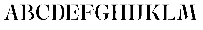 Mulich Semi Bold Font UPPERCASE