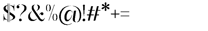 Mulich Variable Thin Font OTHER CHARS