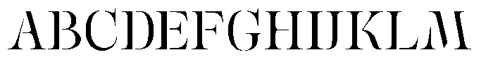Mulich Variable Thin Font UPPERCASE
