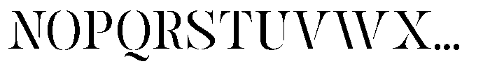Mulich Variable Thin Font UPPERCASE