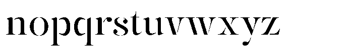 Mulich Variable Thin Font LOWERCASE