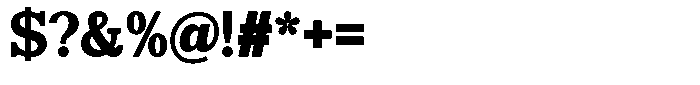 Mulk Bold Font OTHER CHARS